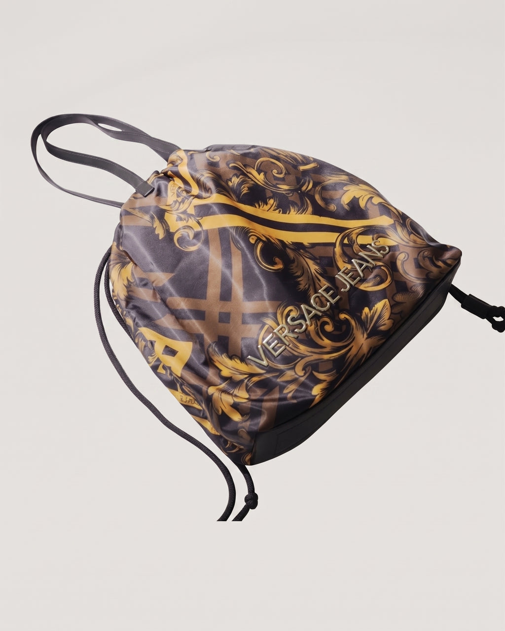 Versace Barocco Print Drawstring Backpack