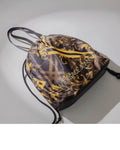 Versace Barocco Print Drawstring Backpack